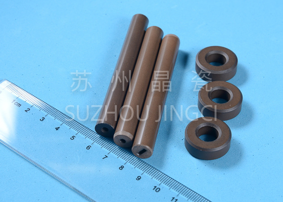 95% Alumina Poros Keramik dan bantalan Komponen Pompa Berwarna Coklat Pompa Sirkulasi Anti-abrasi Tinggi