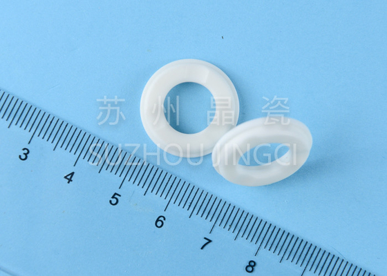 Al2O3 ZrO2 SSiC Alumina Keramik Valve Plate Warna Putih Untuk Komponen Pompa