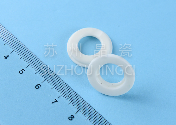 RoHS Disetujui Alumina Ceramic Baffle Ring Alumina Elemental Part Anti - Korosif