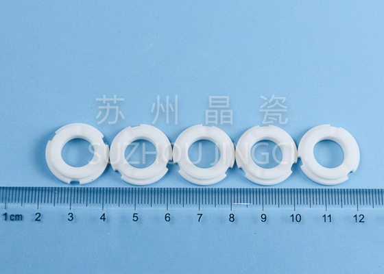 Cincin keramik alumina presisi tinggi, cincin keramik dorong segel zirkonia