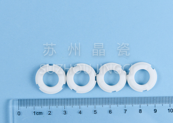 96% Alumina Ceramic Ring Anti - Abrasive Tahan Suhu Tinggi